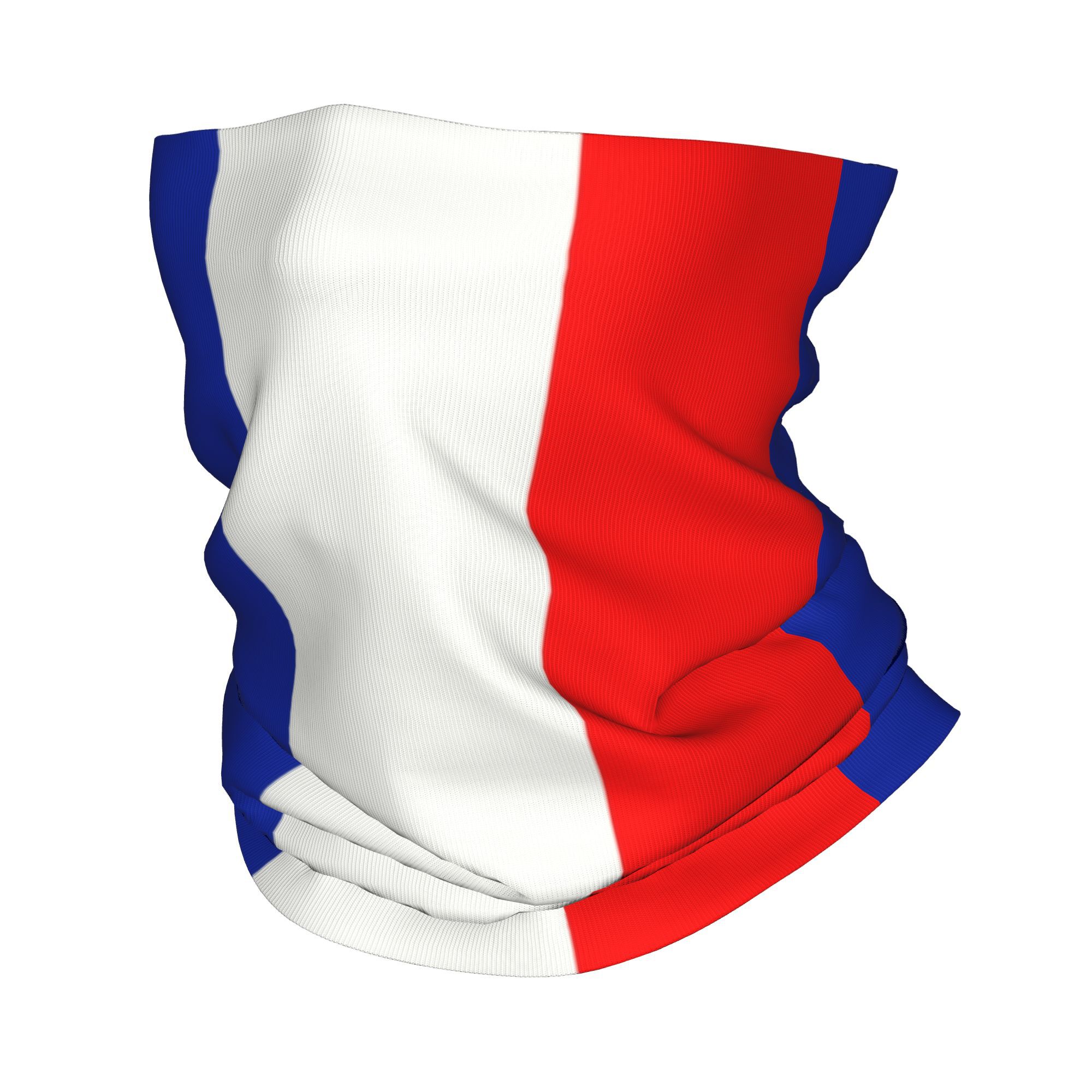 Neck Gaiter Fleece - Bandana personalizada con bandera francesa para