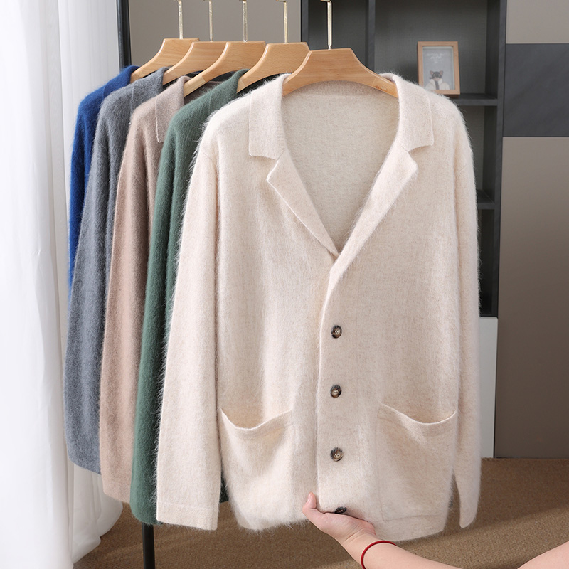 Nuevo Cárdigan de lana de visó - Wool Coat Peacoat reseña y precio