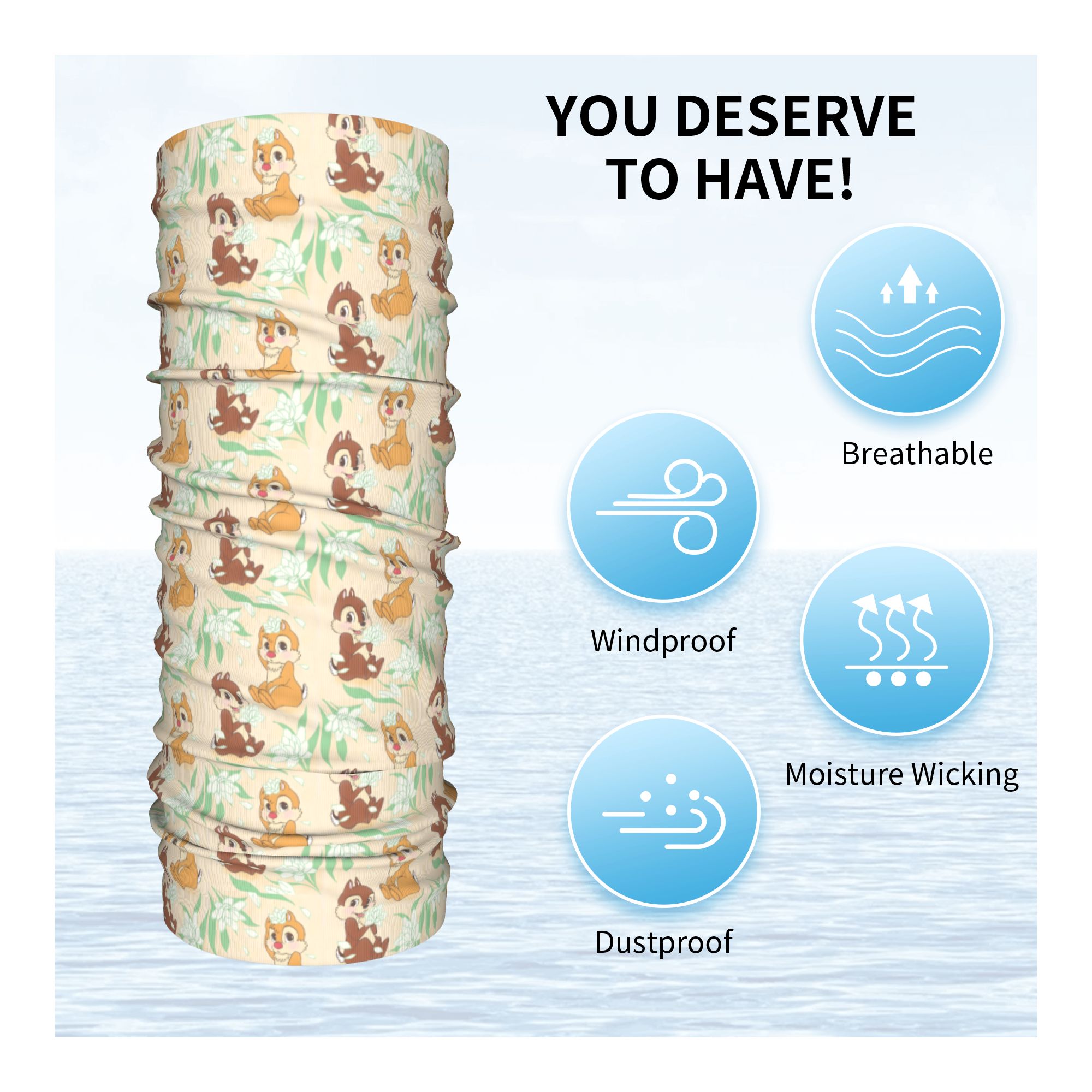 Pañuelo Tubular Personalizado  - Neck Gaiter Fleece reseña y precio