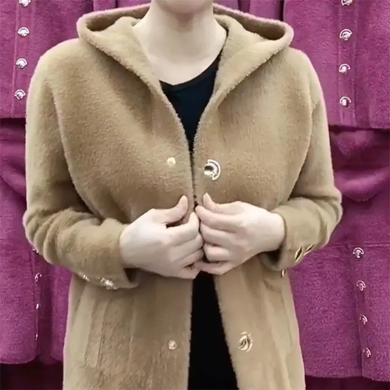 Nuevo abrigo de terciopelo de  - Wool Coat Peacoat reseña y precio